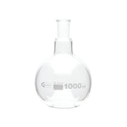 United Scientific® Boiling Flask, Flat Bottom, Ground Joints, 1000 mL, comes with 6