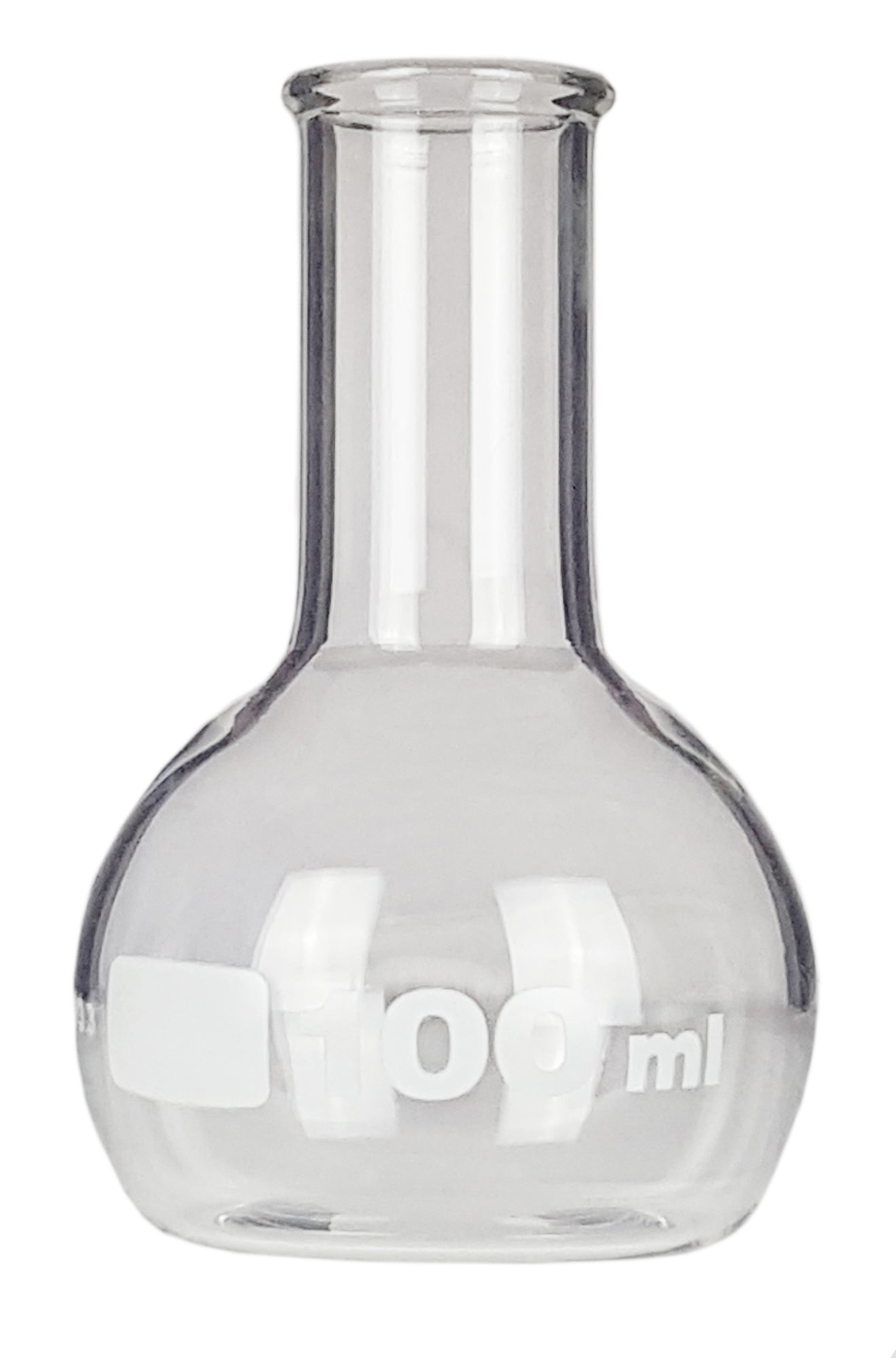 Flask Flat Bottom 100ml Borosilicate Glass