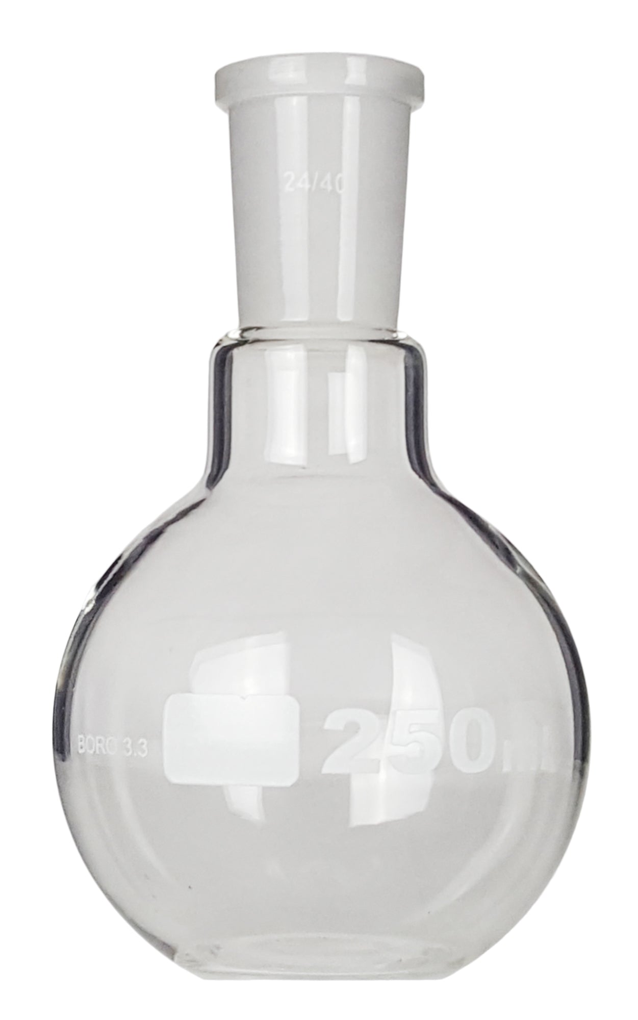 Flask Flat Bottom 250ml 24/40 Borosilicate Glass