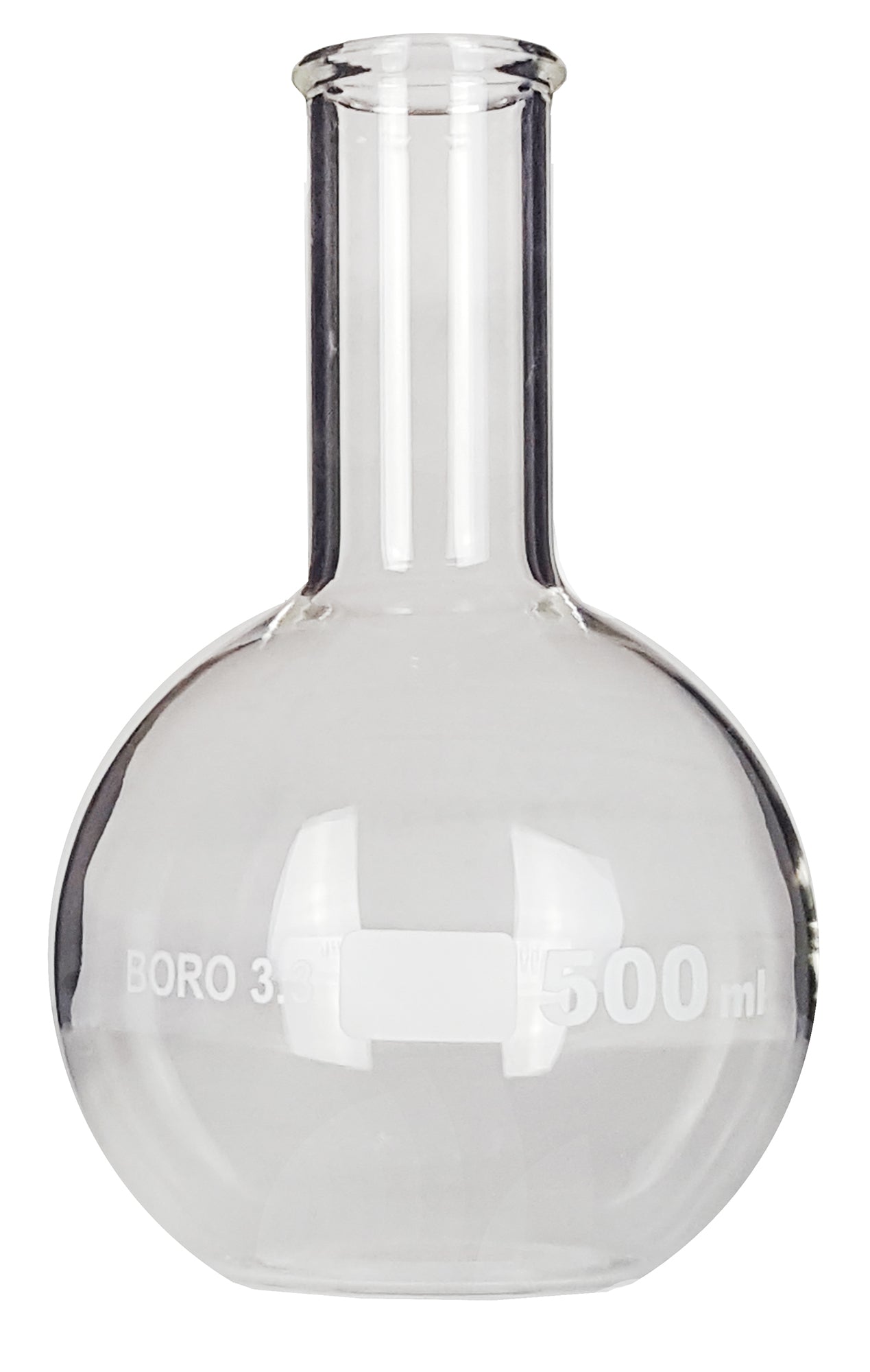 Flask Flat Bottom 500ml. Pack 12.