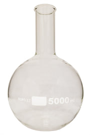Flask Flat Bottom 5000ml, Borosilicate Glass