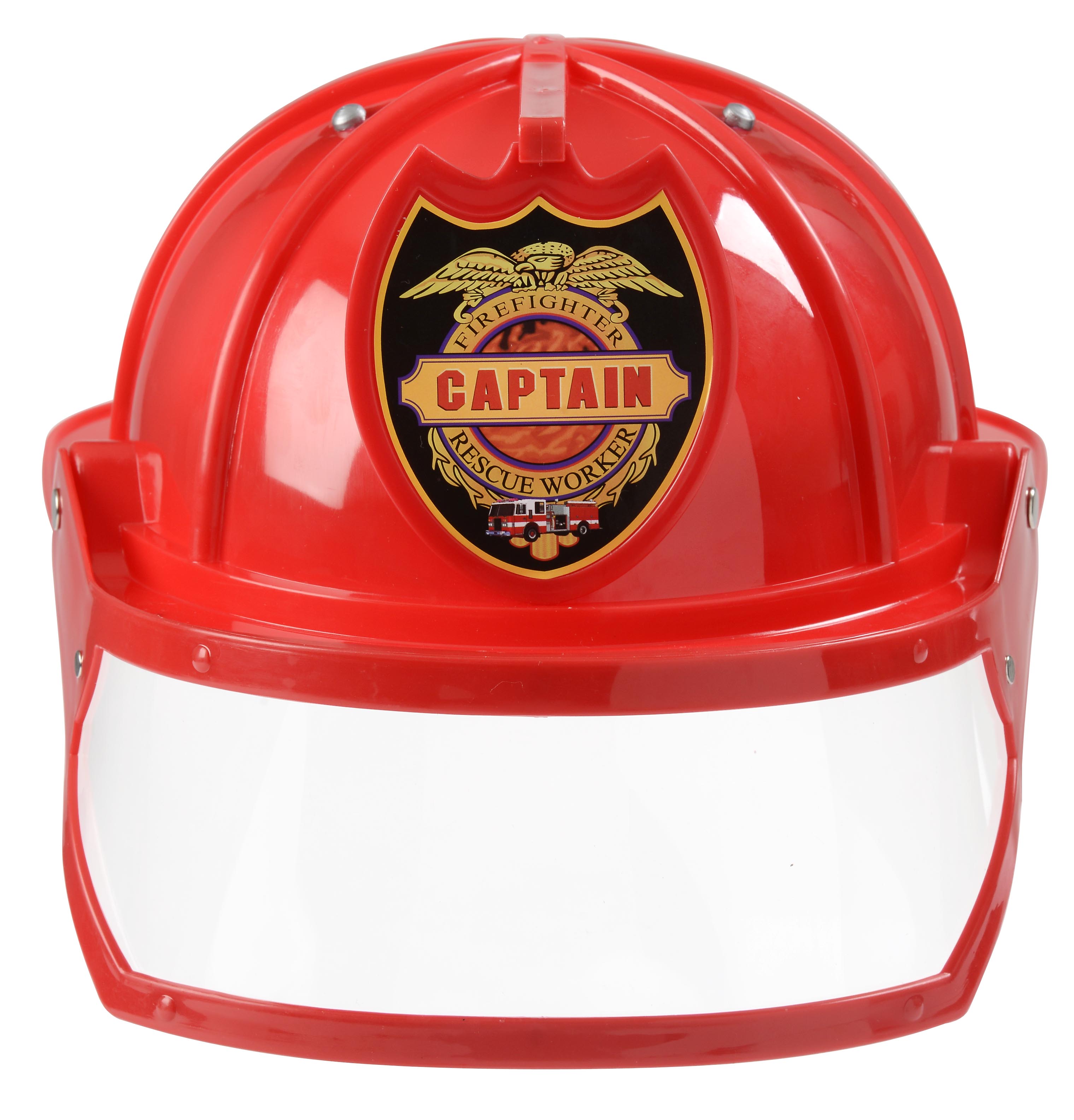 Adult Fire Fighter, Helmet Only, Red
