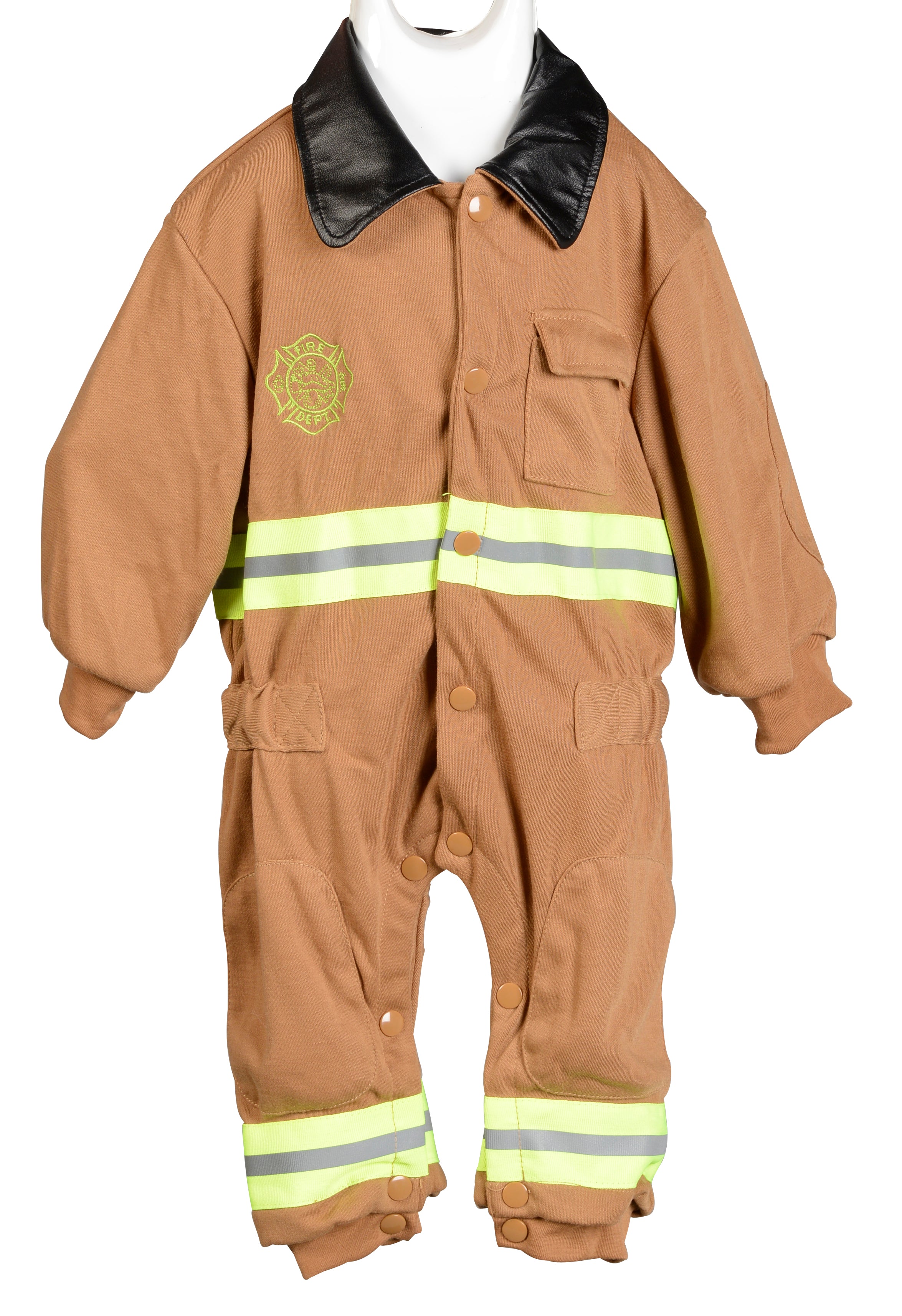 Jr. Fire Fighter Suit, Tan, Size 6 to 12 Months