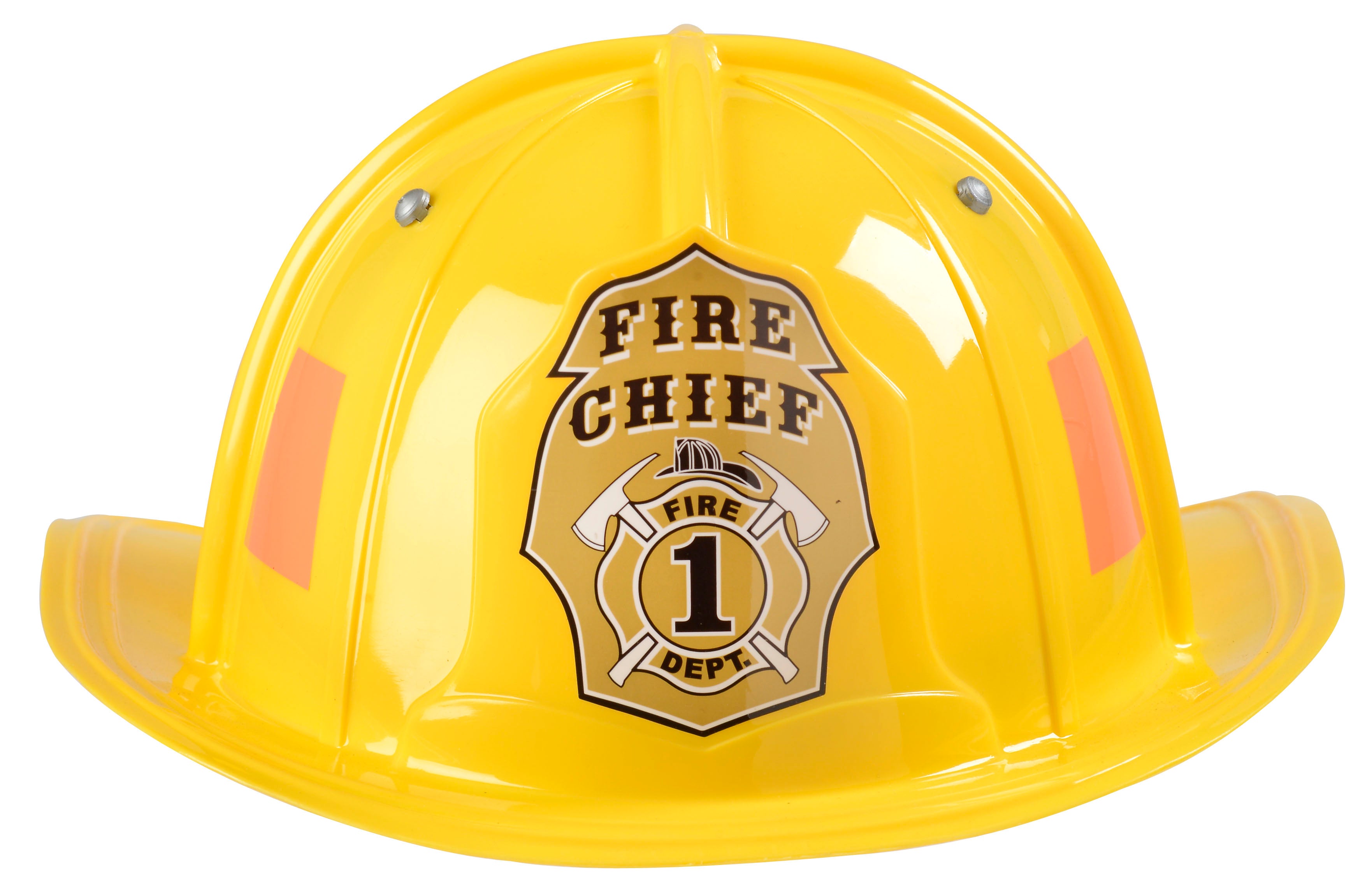 Jr. Fire Fighter, Yellow. Adjustable Youth Size