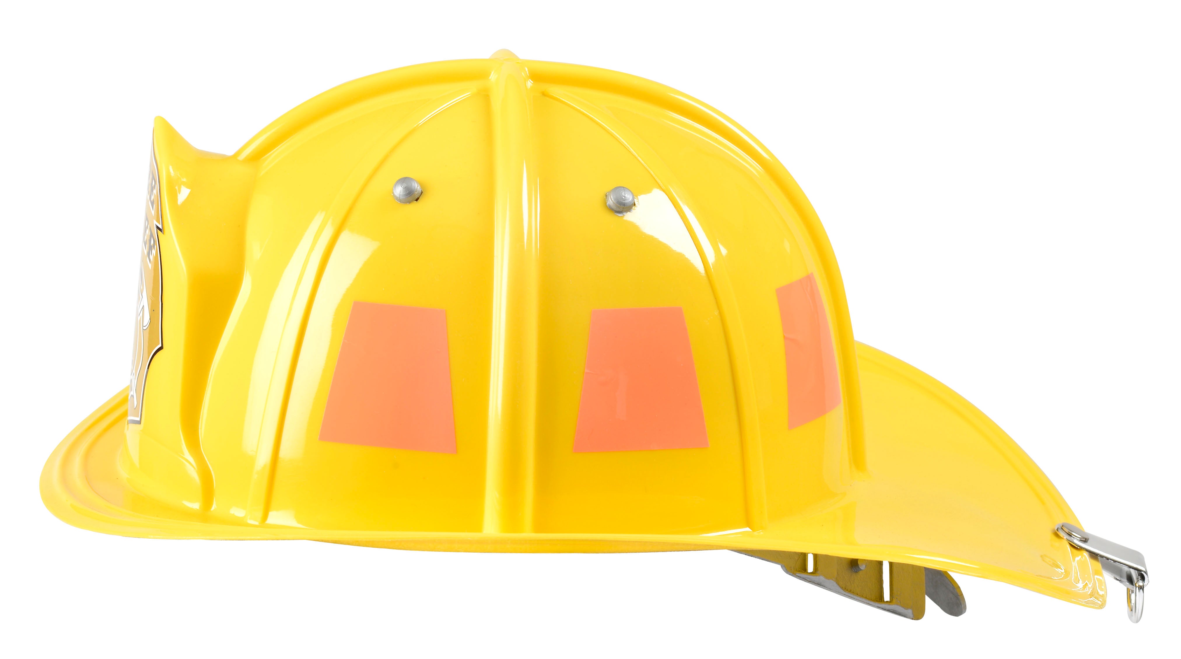 Jr. Fire Fighter, Yellow. Adjustable Youth Size