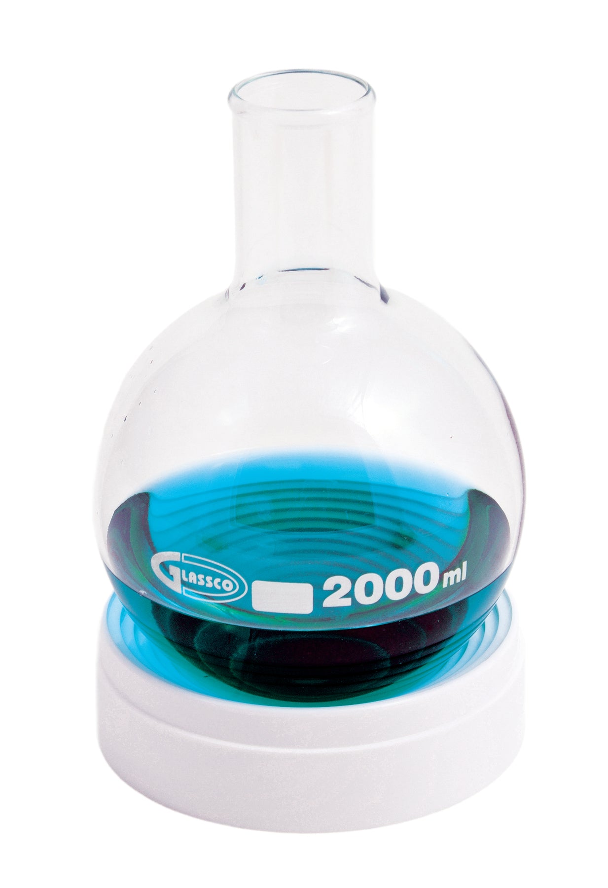 United Scientific® Boiling Flask, Round Bottom, Borosilicate Glass, 25 mL, comes with 6