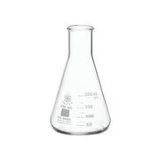 United Scientific® Erlenmeyer Flask, Narrow Mouth, Borosilicate Glass, 250 mL, comes with 12