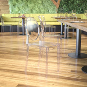 Cheryl Ghost Side Chair in Transparent Crystal