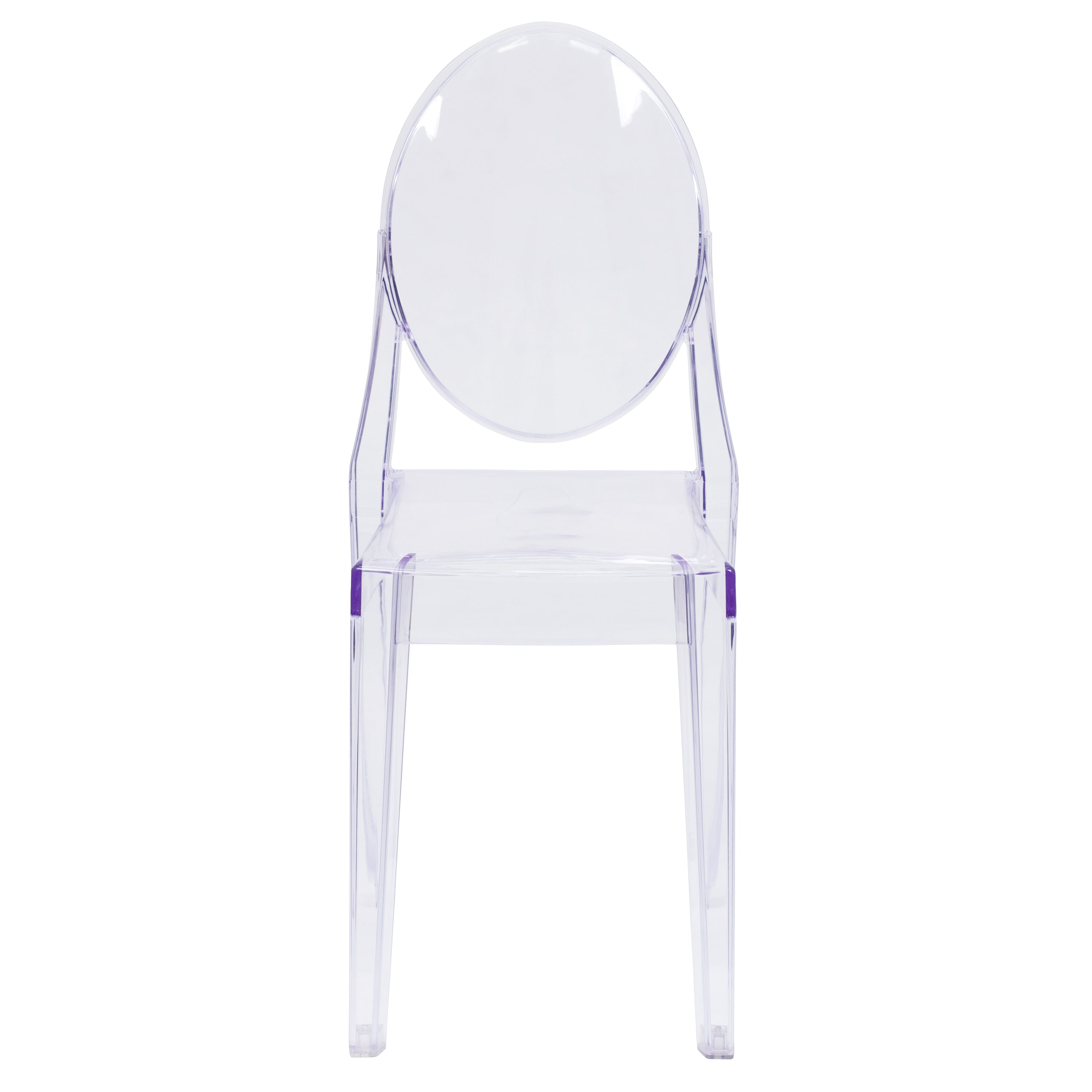 Cheryl Ghost Side Chair in Transparent Crystal