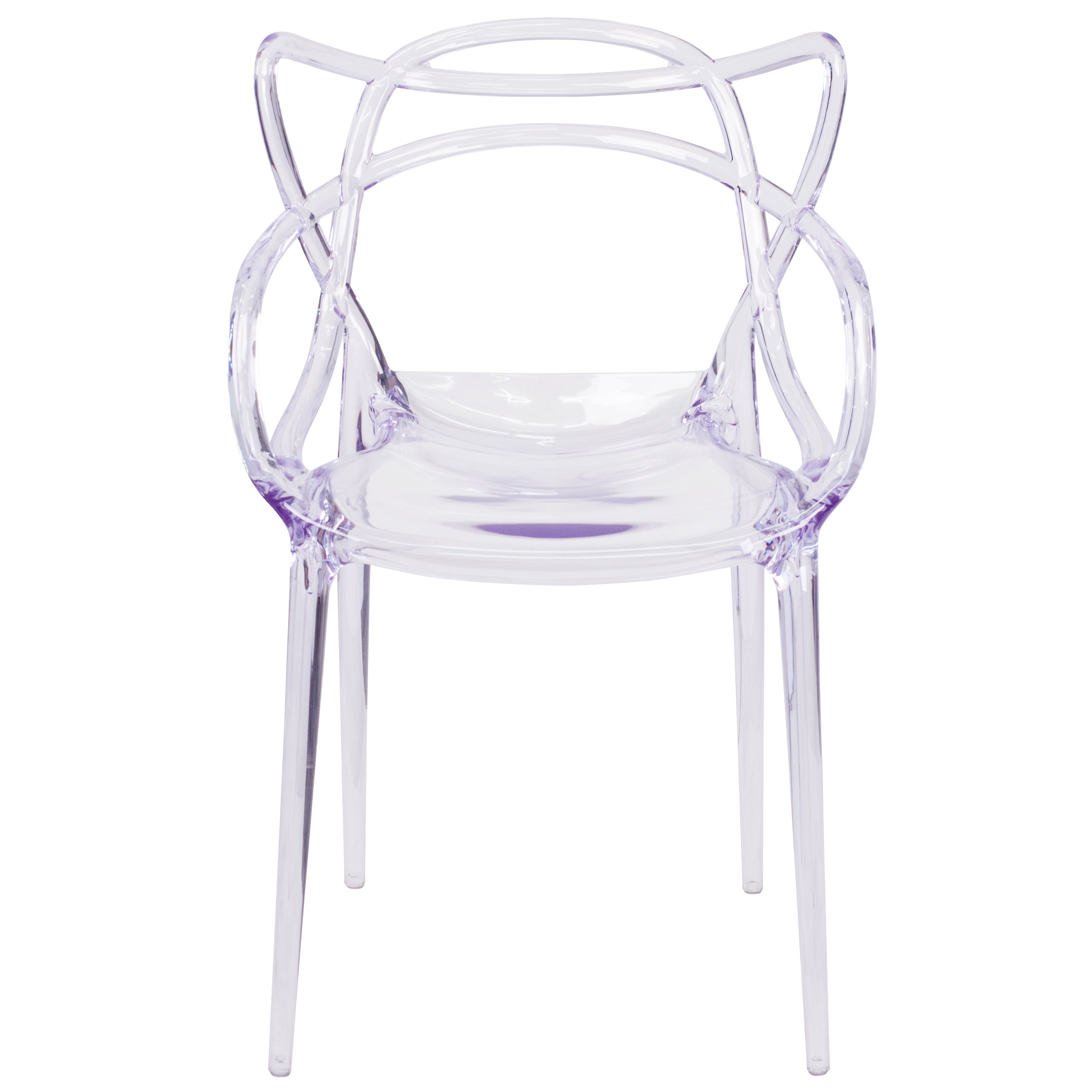 Nesting Series Transparent Stacking Side Chair