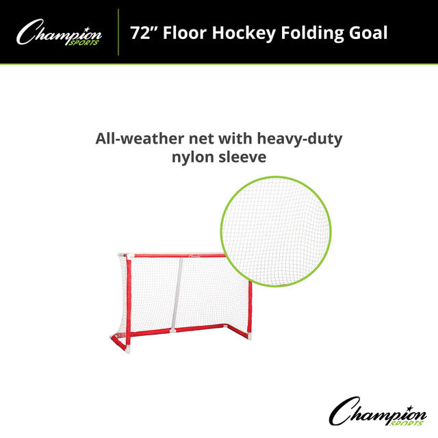 72 Inch Floor Hockey Folding Goal