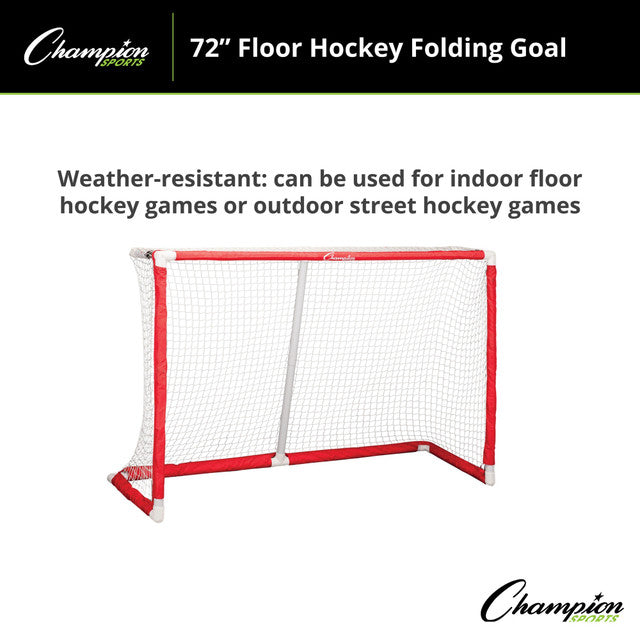72 Inch Floor Hockey Folding Goal
