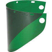 Faceshield Window Wide Vision Size, .060" 8" X 16 1/2"Dark Green, Injection Molded, Fits F400, F500 Series, FH66, FM70, FM71. Avail. in Bulk Pk. *