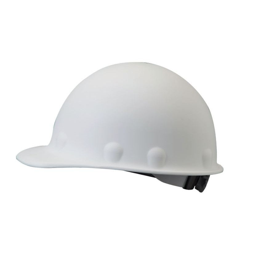 Cap Style Hard Hat, Roughneck P2, Fiberglass, Type 1, White