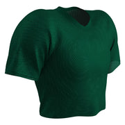 Polyester Porthole Mesh Practice Jersey - Forest Green - Youth - Medium