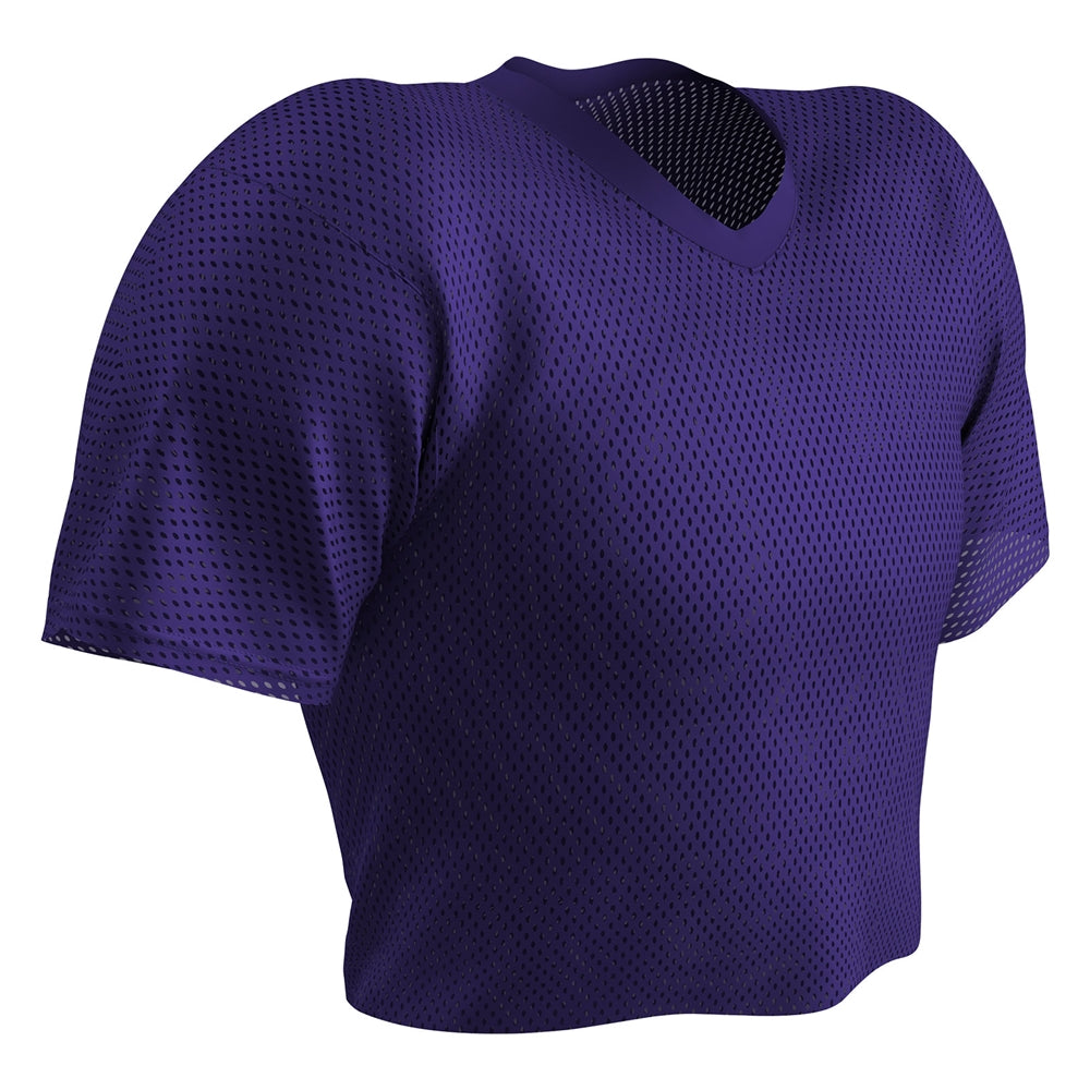 Polyester Porthole Mesh Practice Jersey - Purple - Adult - Extra-Large