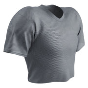 Polyester Porthole Mesh Practice Jersey - Silver - Adult - Extra-Large