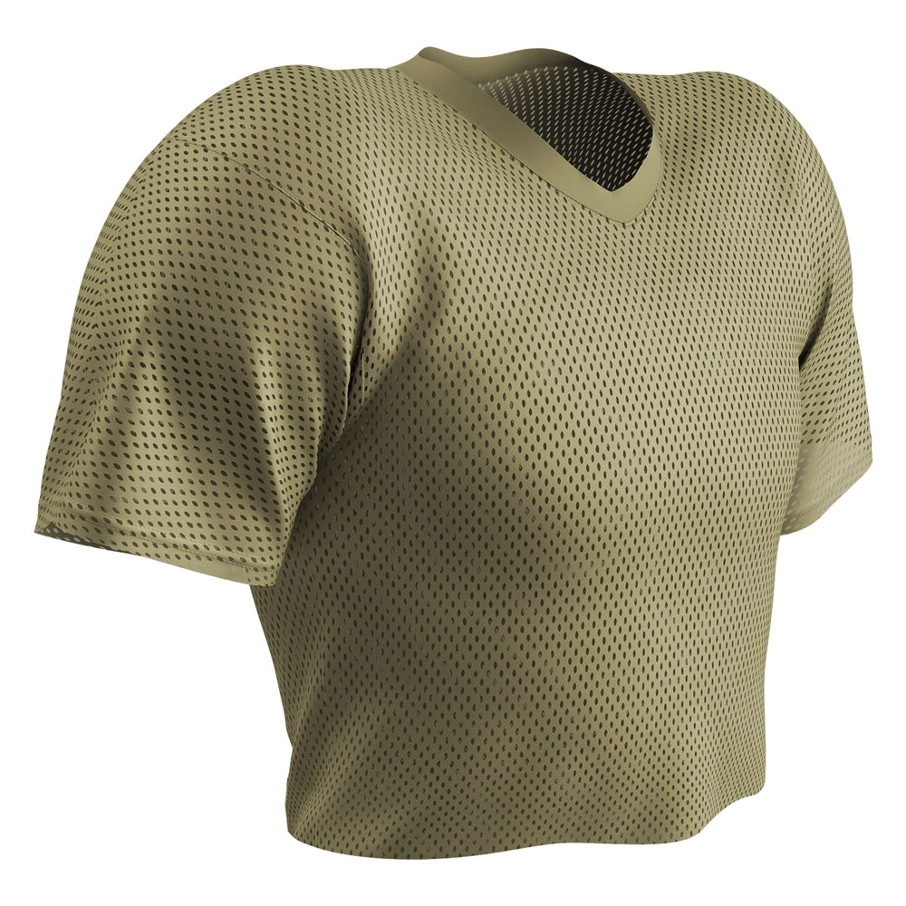 Polyester Porthole Mesh Practice Jersey - Vegas Gold - Youth - Medium