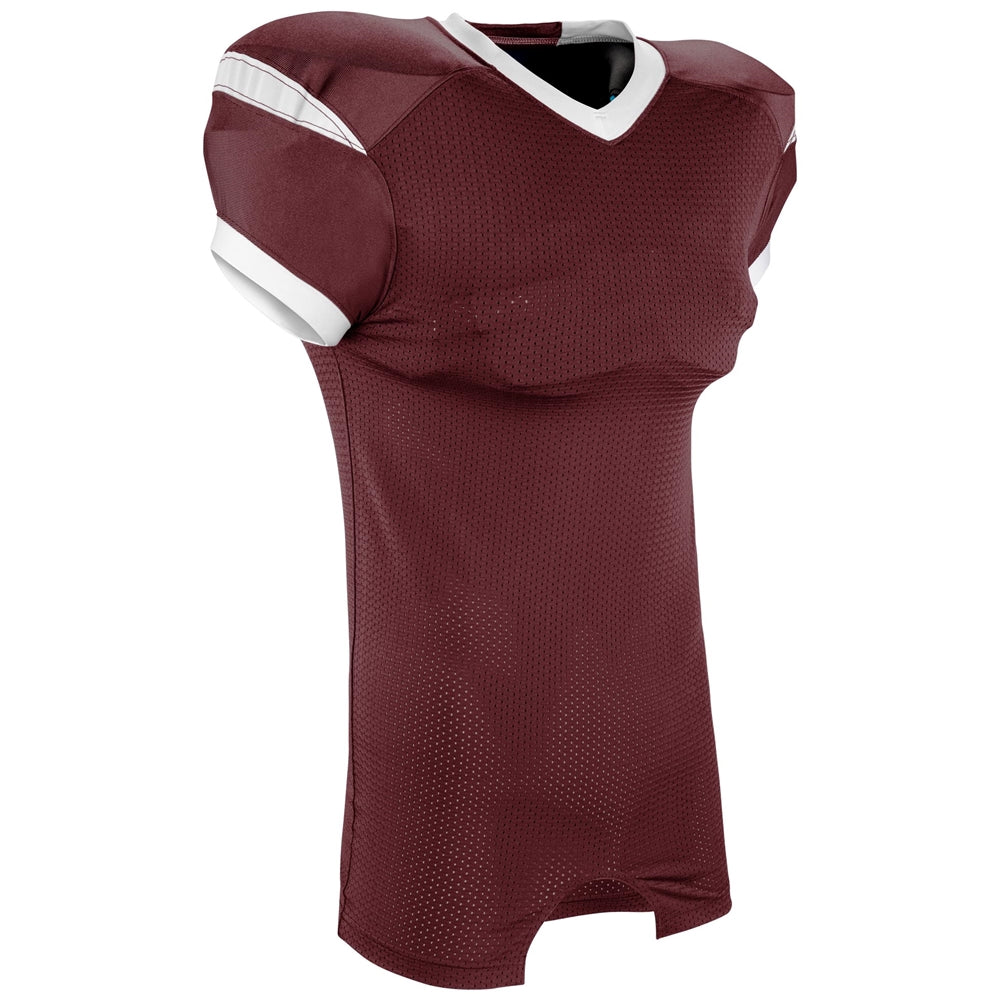 Backer Football Jersey - Maroon White - Adult - 3XL