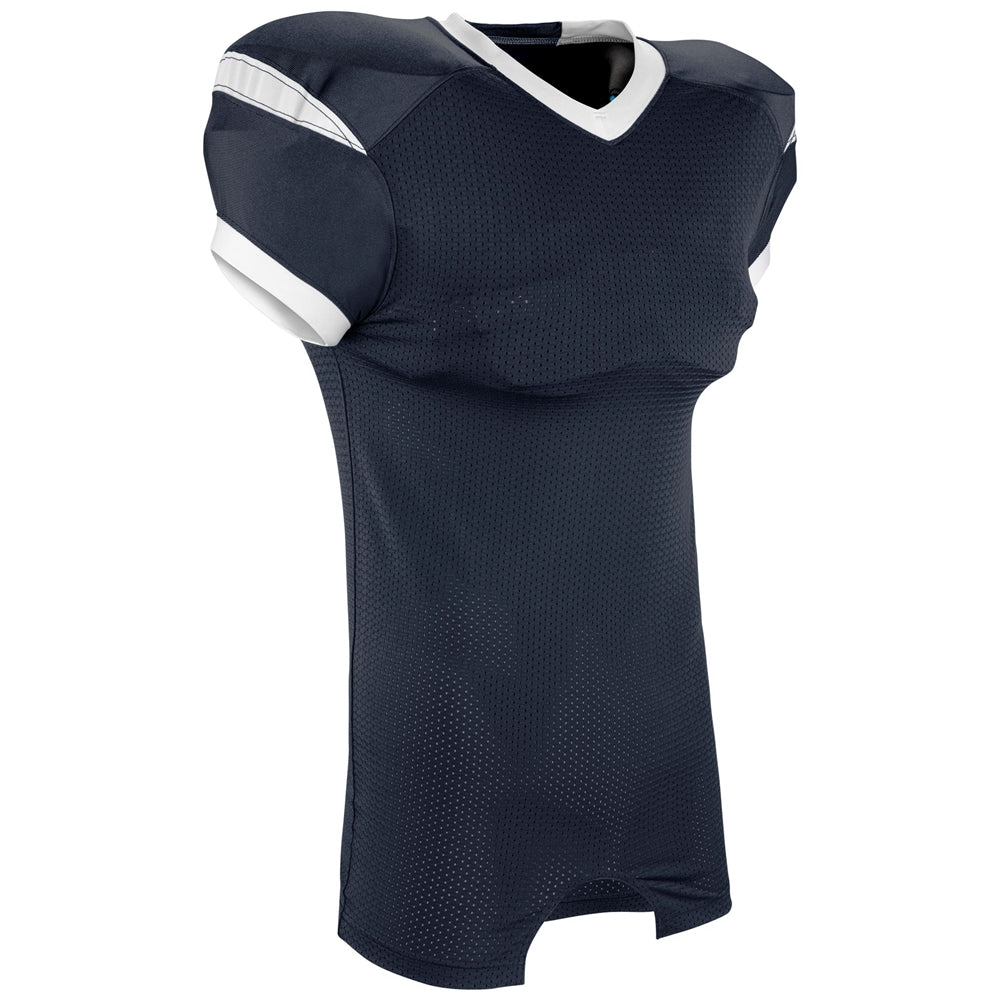 Backer Football Jersey - Navy White - Adult - Small