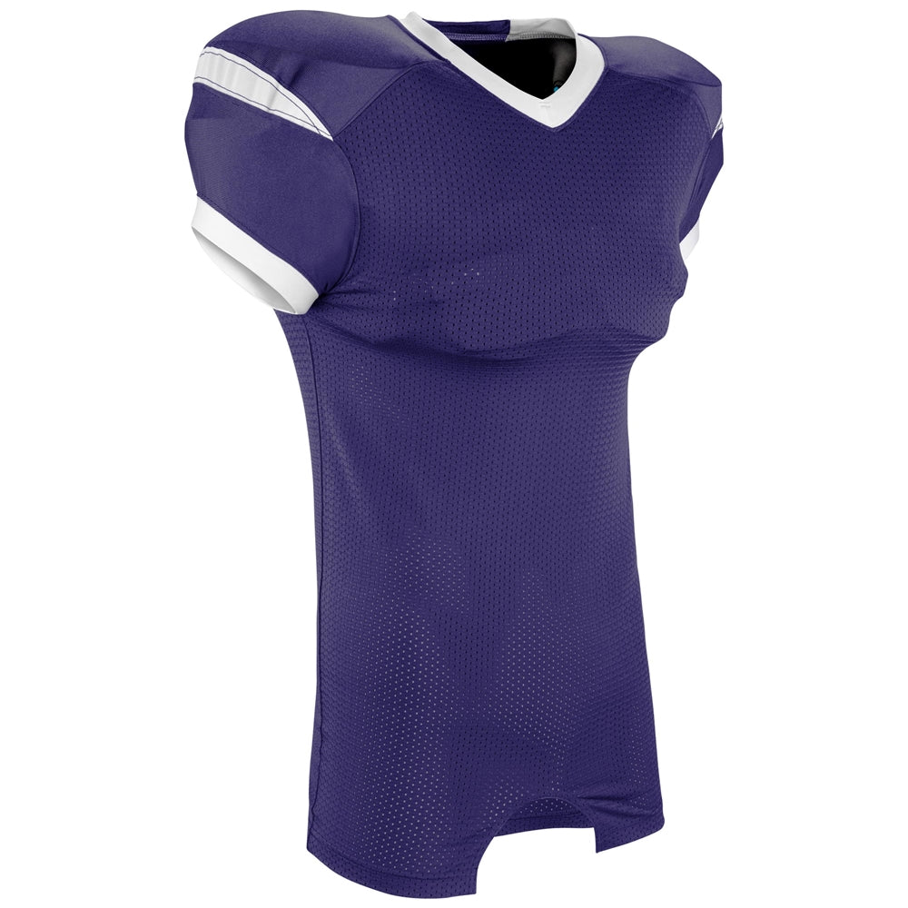 Backer Football Jersey - Purple White - Youth - Large