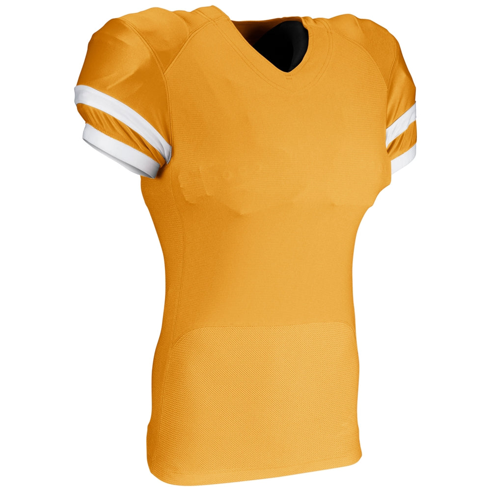 End Zone Football Jersey - Gold White - Adult - 5XL