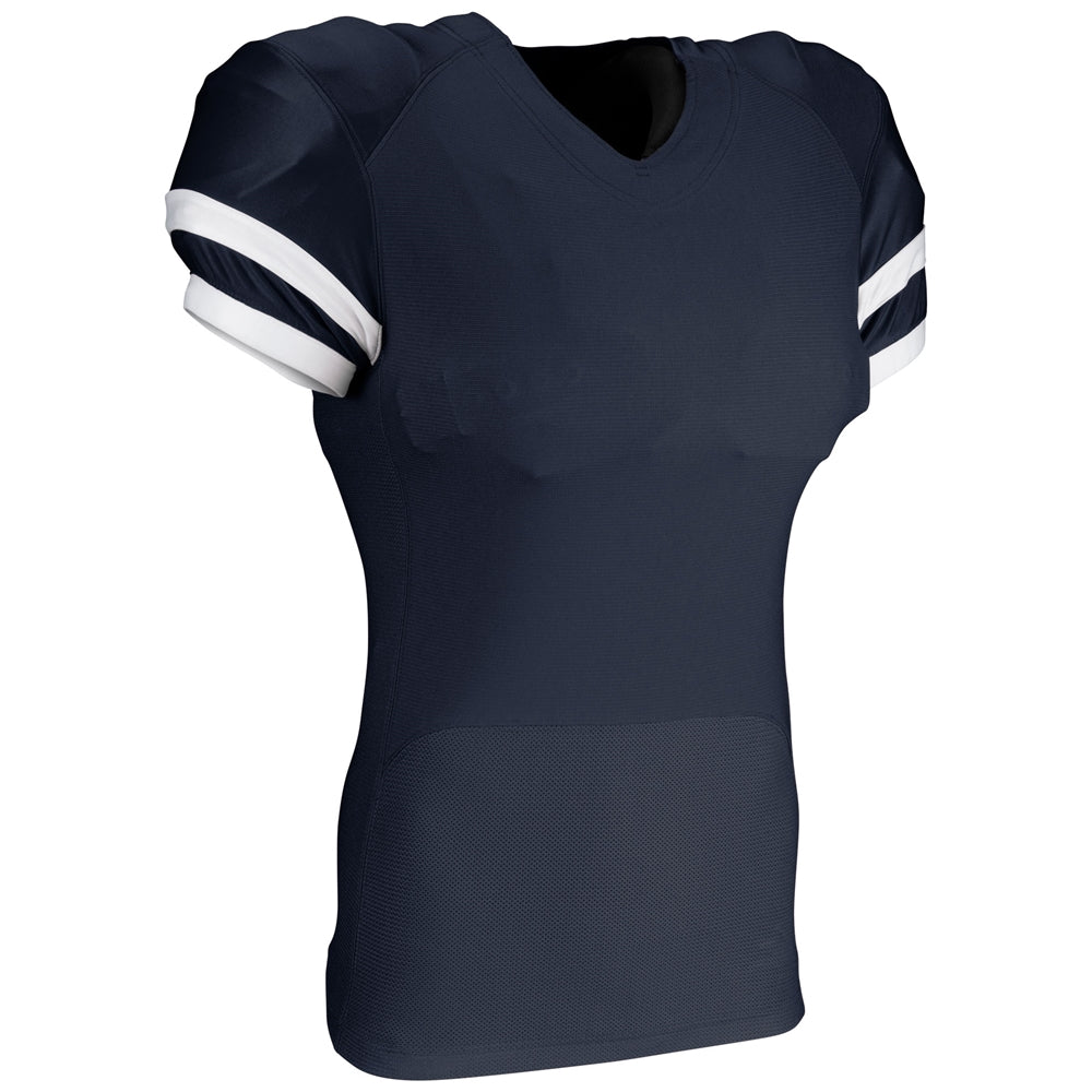 End Zone Football Jersey - Navy White - Adult - 5XL