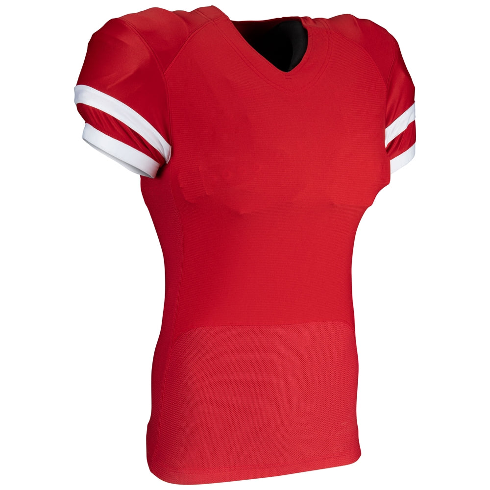 End Zone Football Jersey - Scarlet White - Adult - 5XL