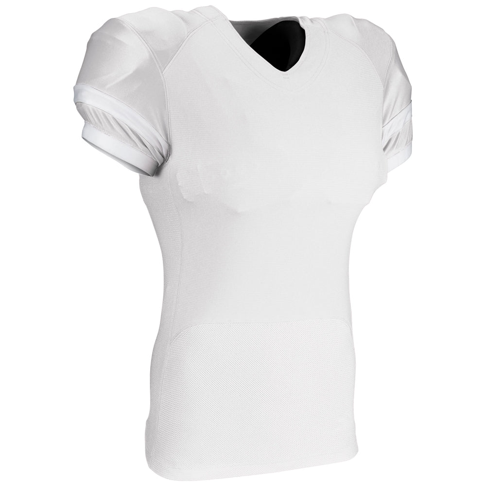 End Zone Football Jersey - White White - Adult - 4XL
