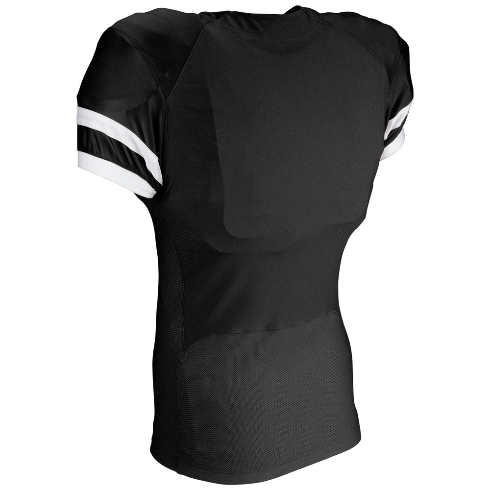 End Zone Football Jersey - Black White - Adult - 5XL