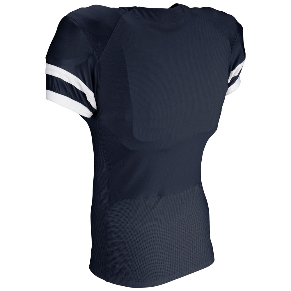 End Zone Football Jersey - Navy White - Adult - 4XL