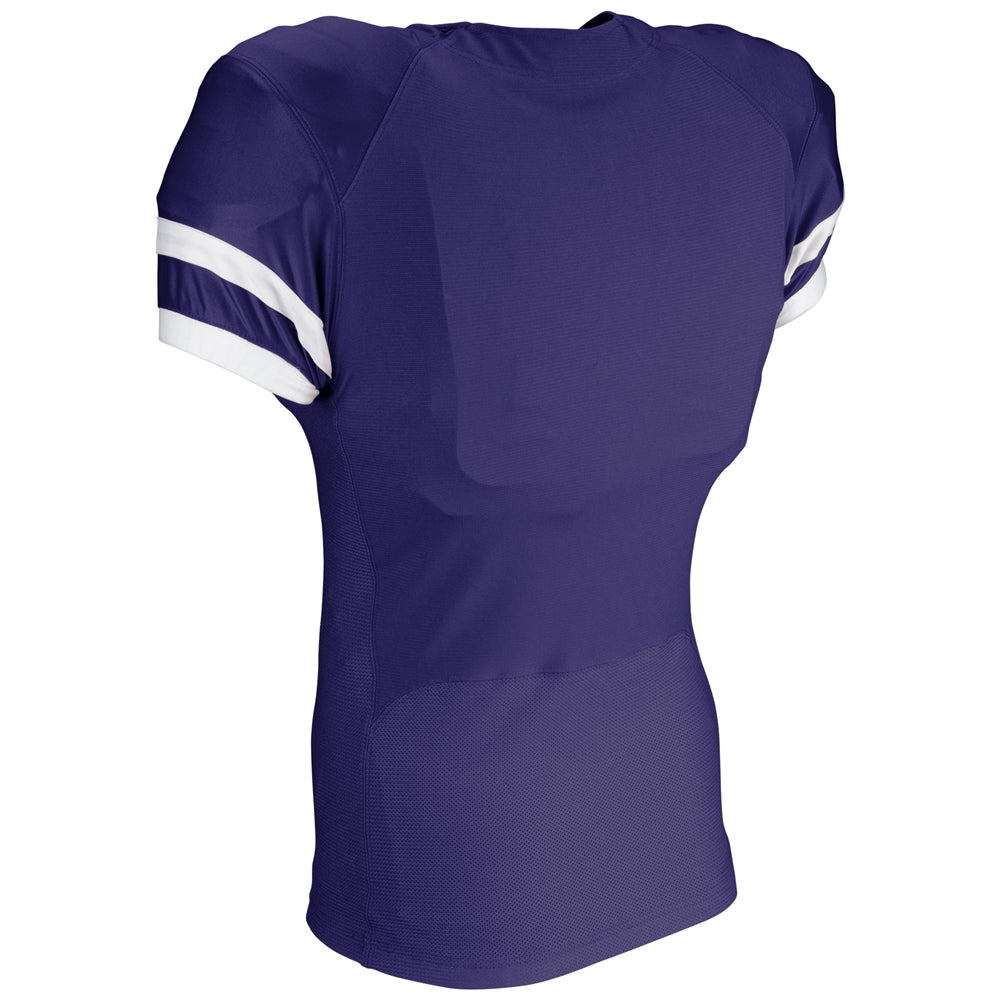 End Zone Football Jersey - Purple White - Adult - 4XL