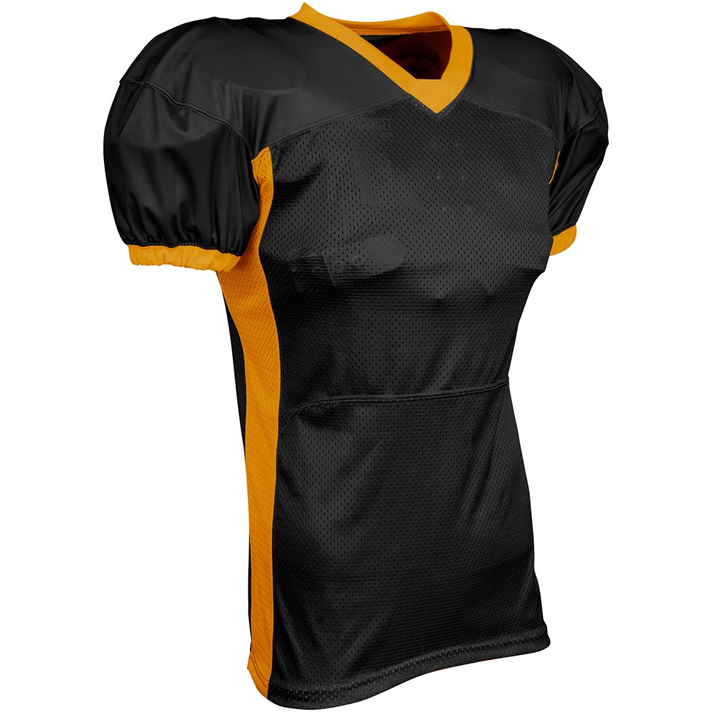 BLITZ Football Jersey - Black Gold - Youth - Large