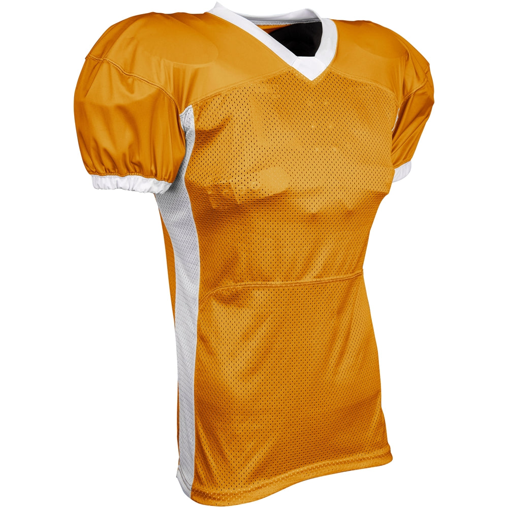 BLITZ Football Jersey - Gold White - Youth - Medium