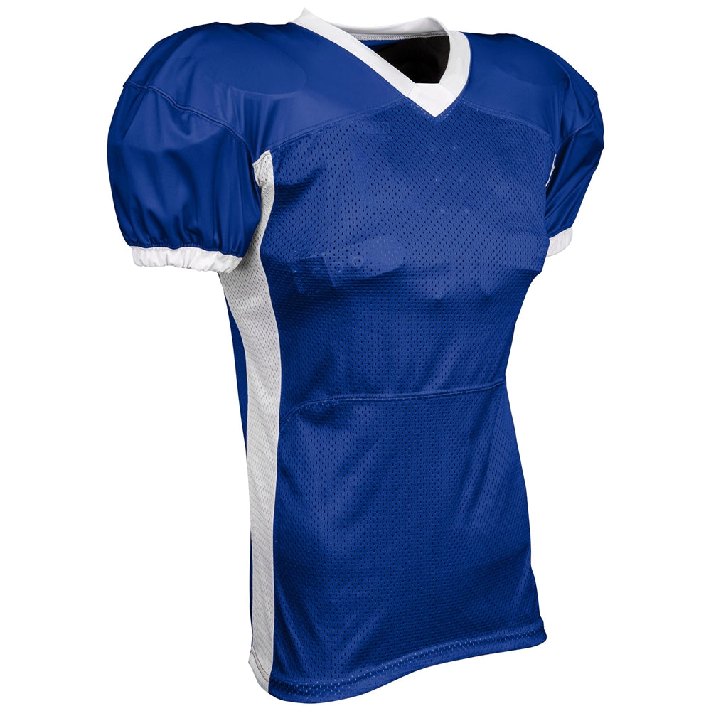 BLITZ Football Jersey - Royal White - Adult - Extra-Large