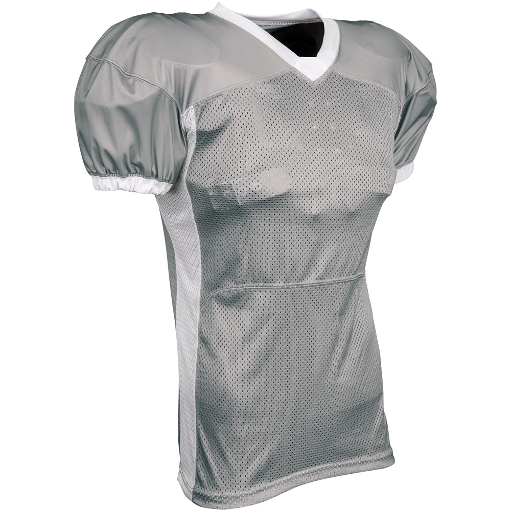 BLITZ Football Jersey - Silver White - Adult - Extra-Large