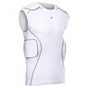 FORMATION Padded Compression Shirt - White - Adult - Small