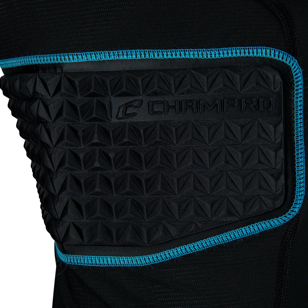 Bull Rush Compression Jersey - Black Optic Blue - Adult - XXLarge
