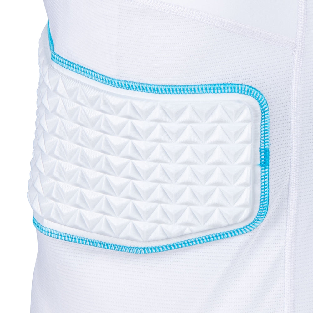 Bull Rush Compression Jersey - White Optic Blue - Youth - Extra-Small