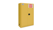 Flammable Safety Cabinet with auto-close doors (Yellow)