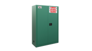 Flammable Safety Cabinet with auto-close doors (Green)