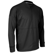 Lineup Fleece Men's 1/4 Zip Crew - Black - Adult - XXLarge
