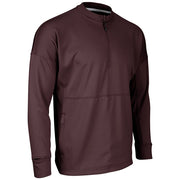 Lineup Fleece Men's 1/4 Zip Crew - Maroon - Adult - Extra-Large