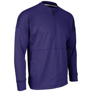 Lineup Fleece Men's 1/4 Zip Crew - Purple - Adult - Extra-Large
