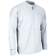Lineup Fleece Men's 1/4 Zip Crew - White - Adult - Small