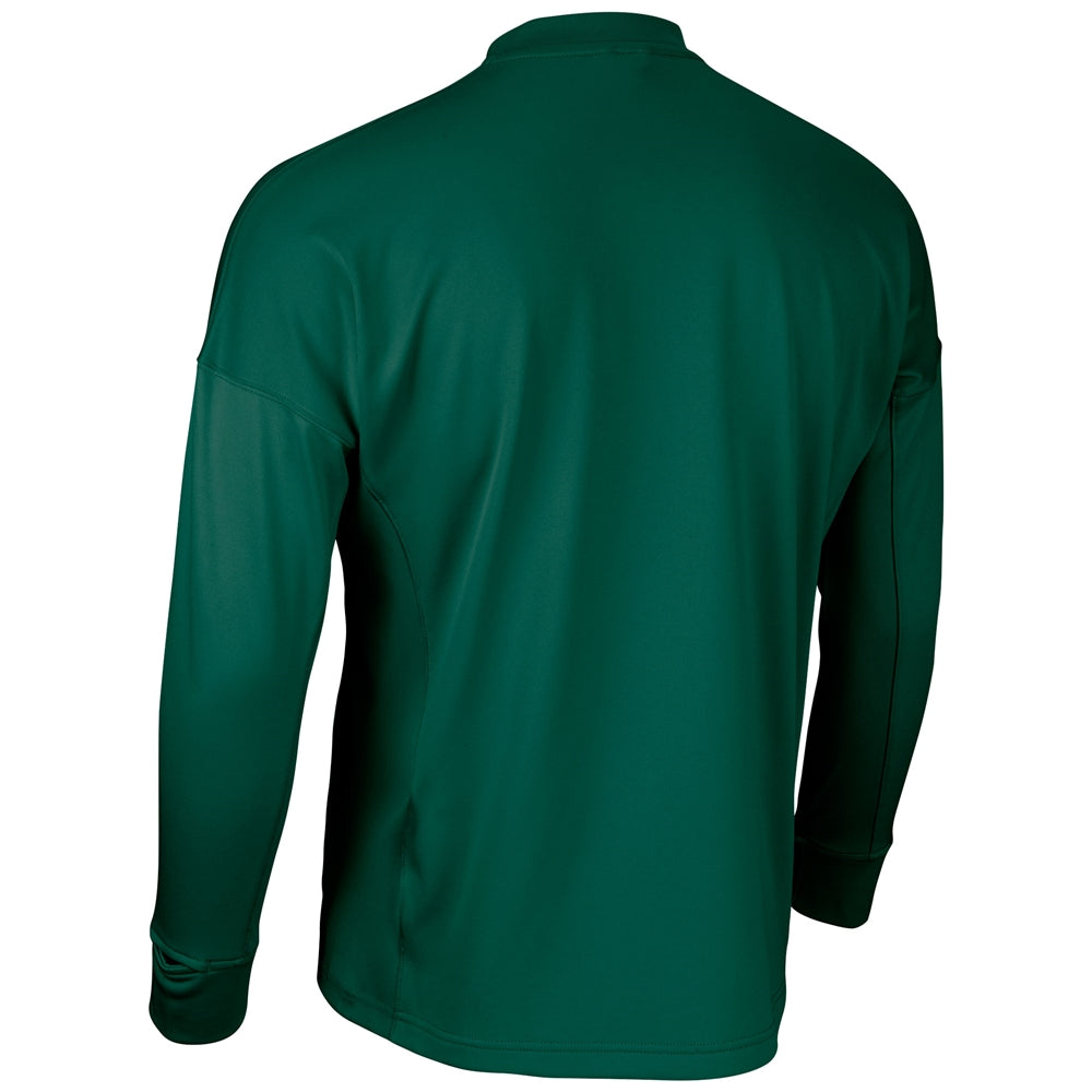Lineup Fleece Men's 1/4 Zip Crew - Forest Green - Adult - Extra-Large