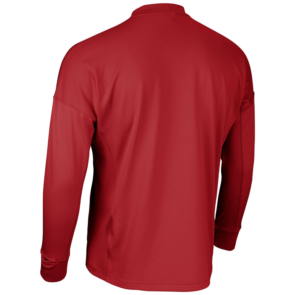 Lineup Fleece Men's 1/4 Zip Crew - Scarlet - Adult - Medium