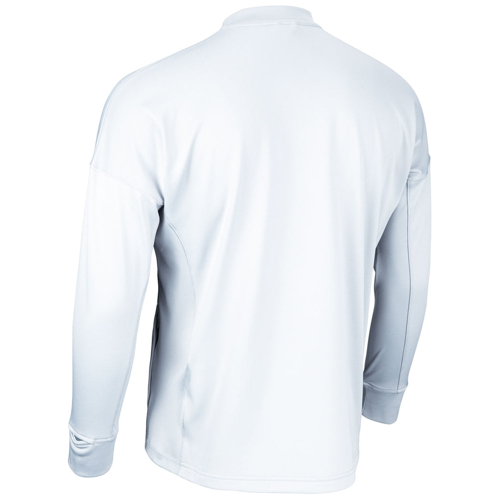 Lineup Fleece Men's 1/4 Zip Crew - White - Adult - Medium