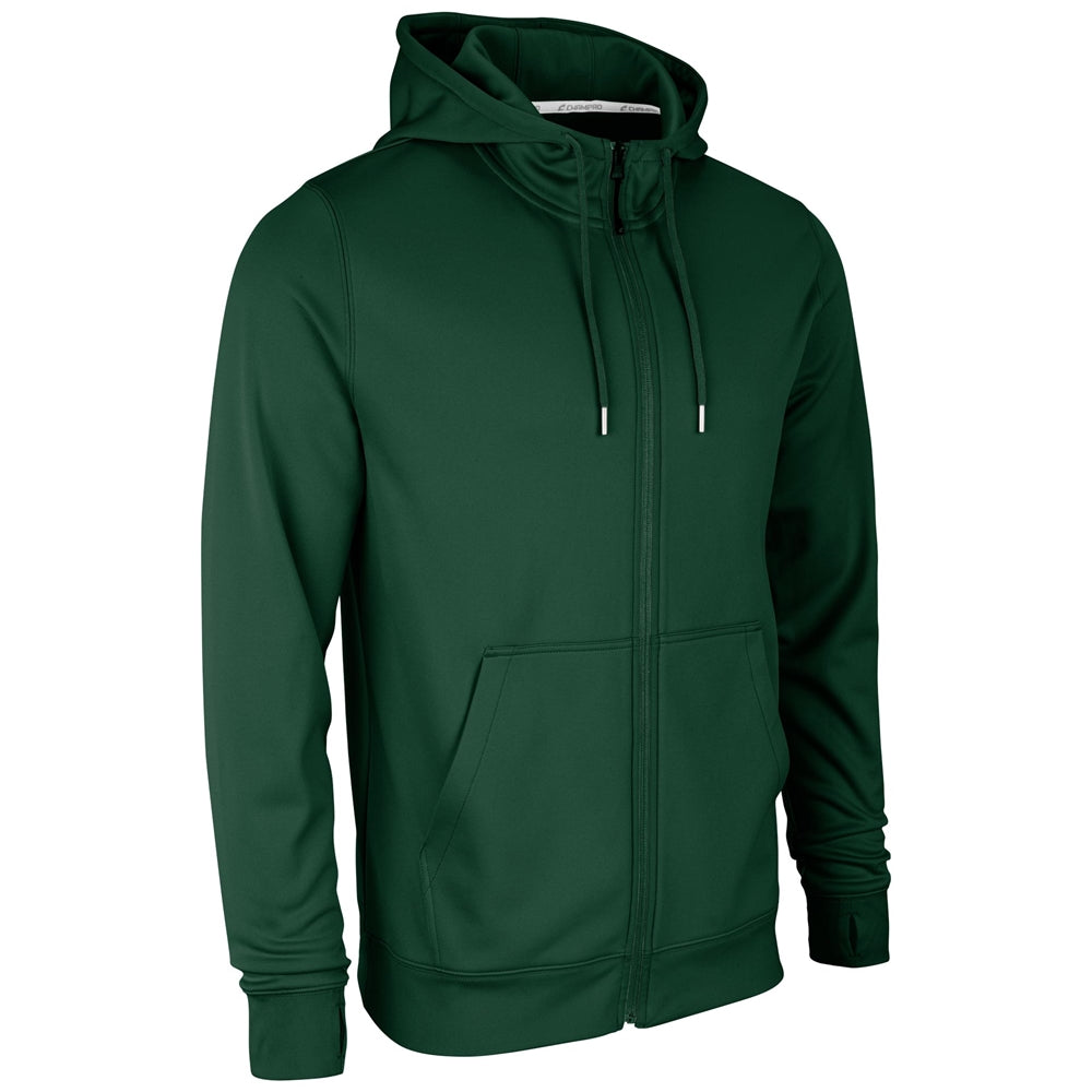 Lineup Fleece Zip Up Hoodie - Forest Green - Youth - Small