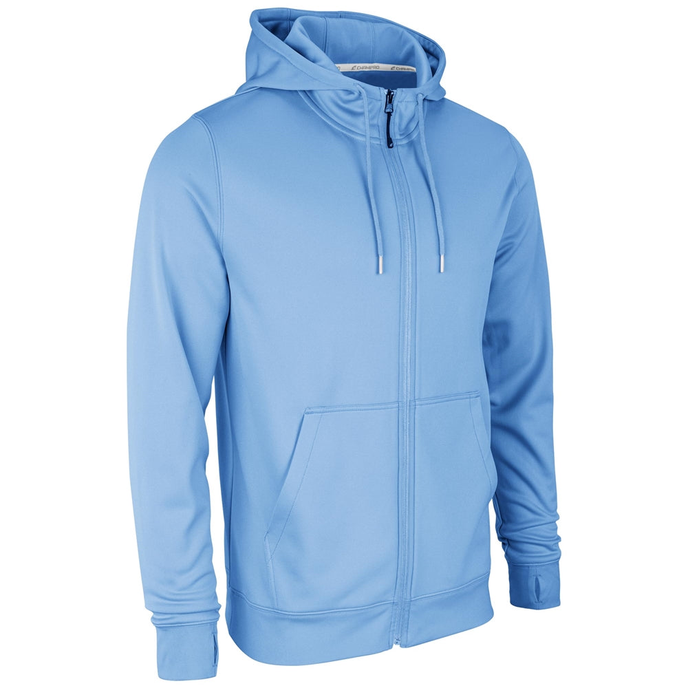 Lineup Fleece Zip Up Hoodie - Light Blue - Youth - Small